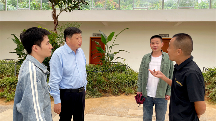 綿投集團(tuán)黨委書(shū)記、董事長(zhǎng)李桂炳調(diào)研鄉(xiāng)村振興駐村幫扶工作